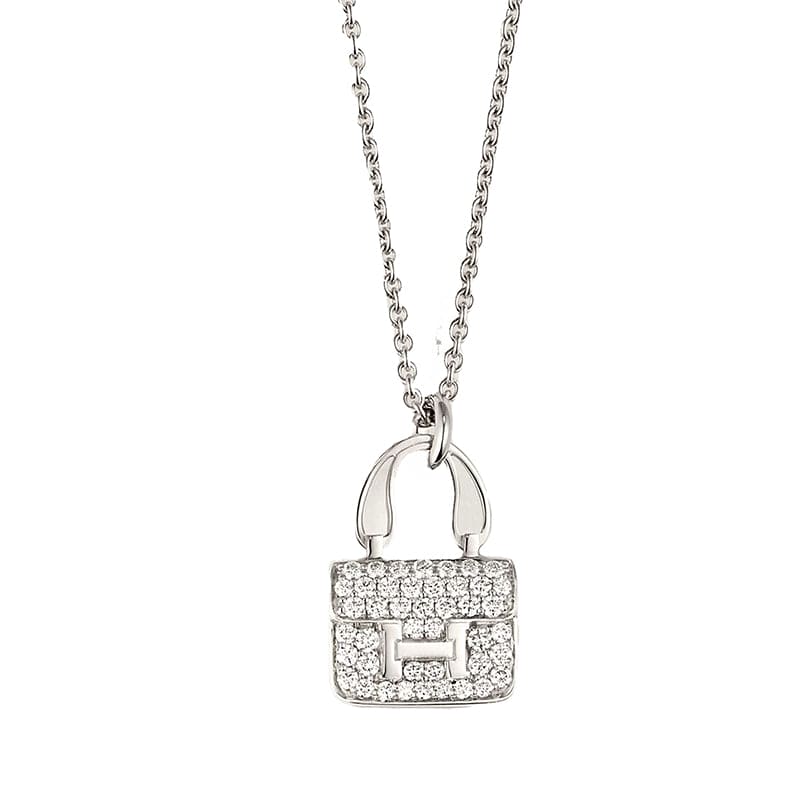 18K Amulettes Constance Pendant Hermes Necklace