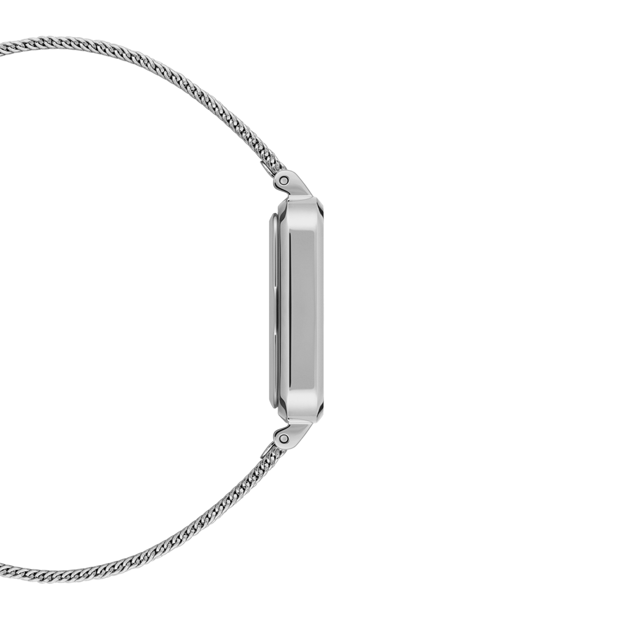DW Quadro Pressed Unitone Silver Watch