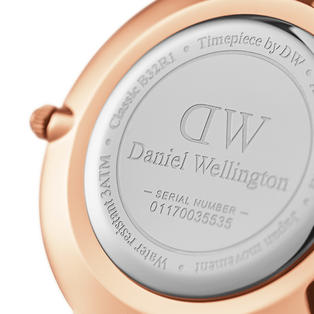DW Petite Ashfield Rose Gold Watch