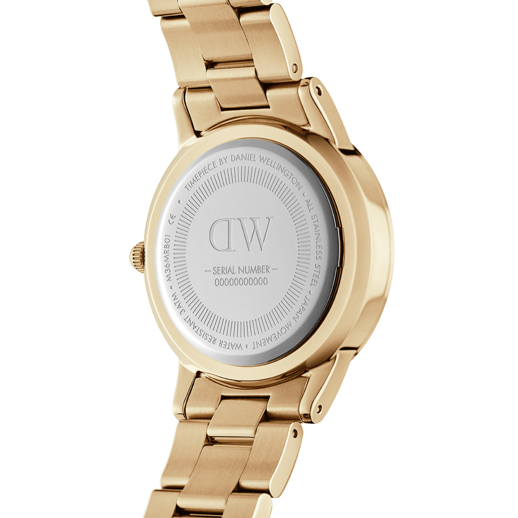DW Iconic Link Black Gold Watch
