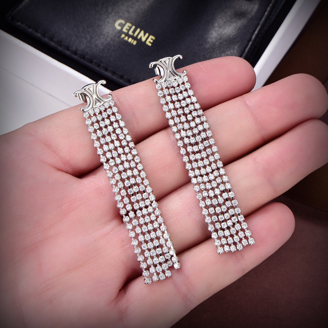 18K Celine Precious Tassels Earrings