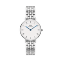DW Petite Roman Numerals 5-Link Silver Watch